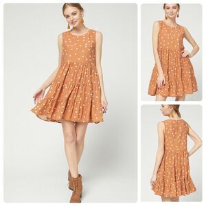 Entro Chic Supply Polka Dot Dress. Size Medium